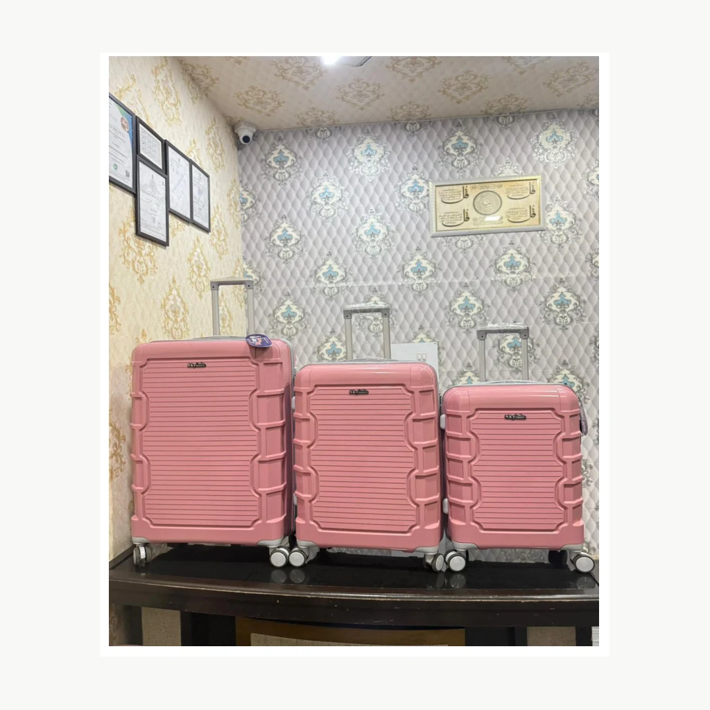 New Arrival Pink Hard Shell Trolley