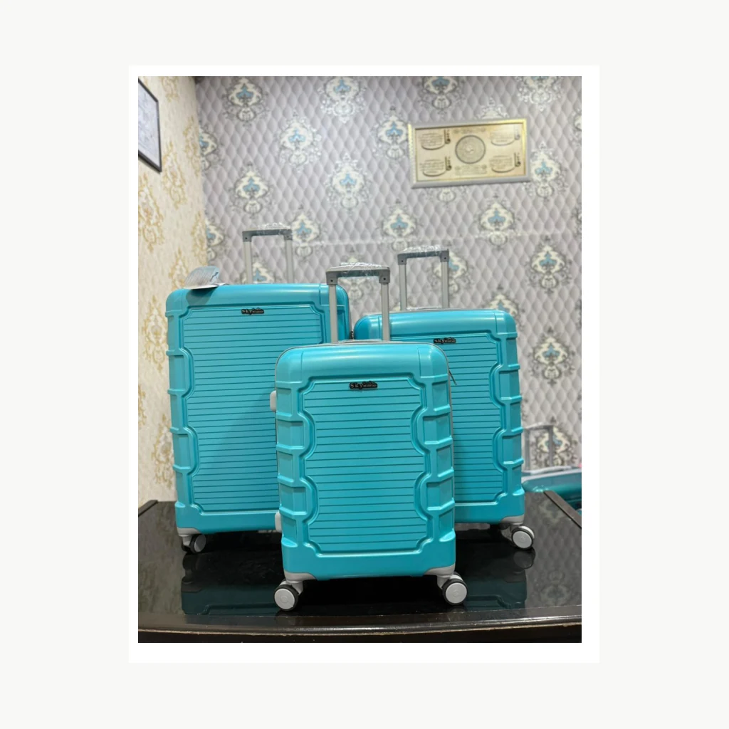 New Arrival Turquoise Hard Shell Trolley