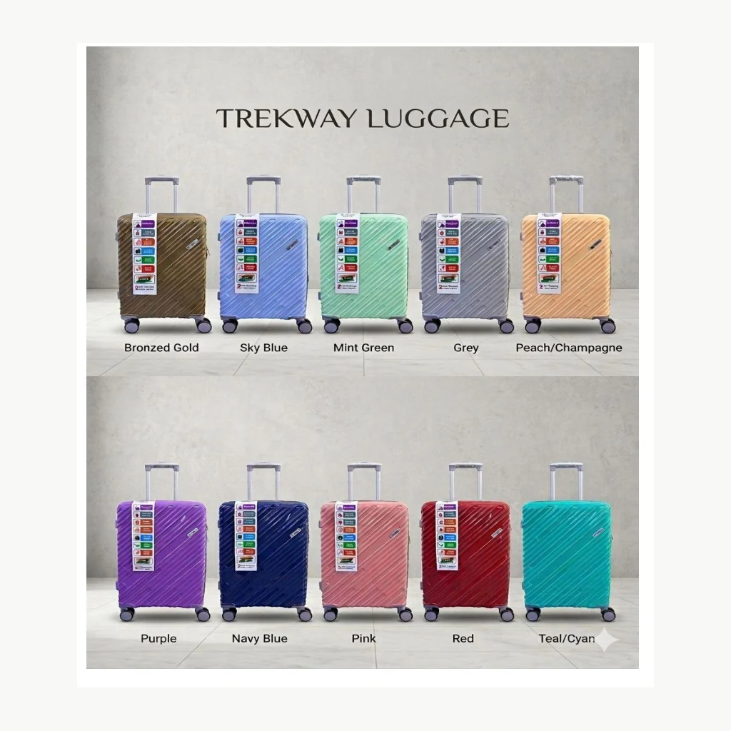 Trekway Luggage Hard Shell Trolley